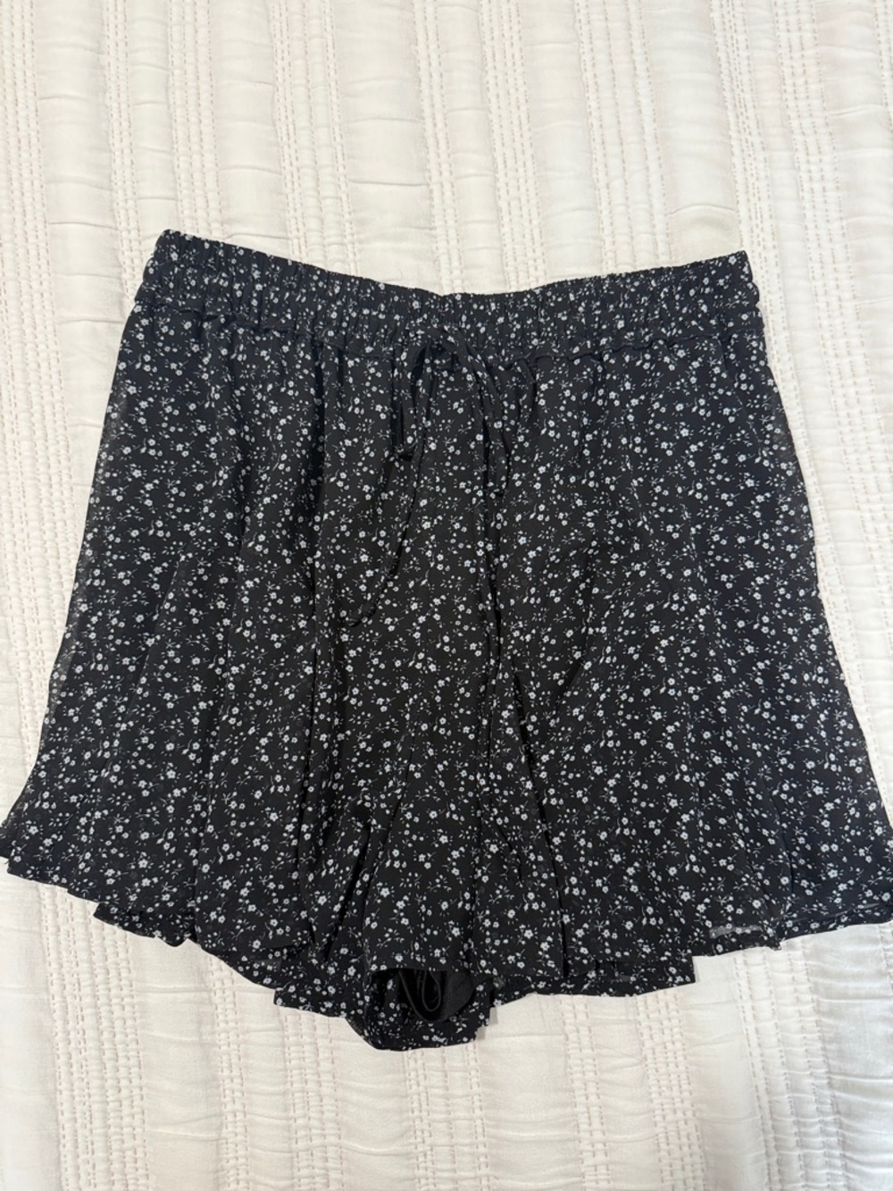 Black Floral Women’s Shorts